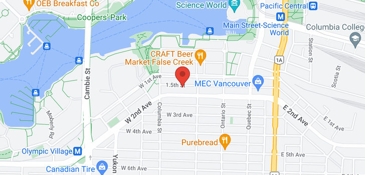 map of 139 W 2ND AVENUE